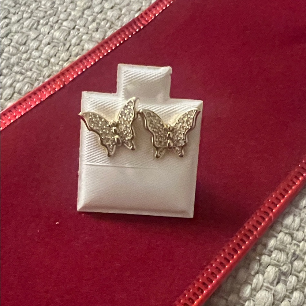 Laminated Butterfly Earrings